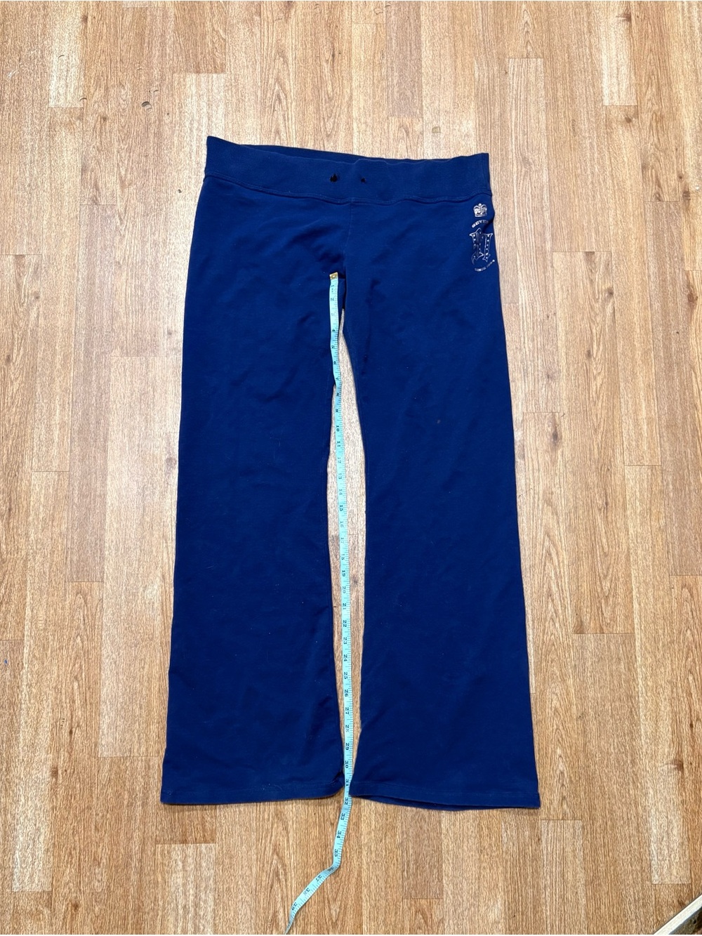 Seven7 Navy Wide-Leg Sweatpants